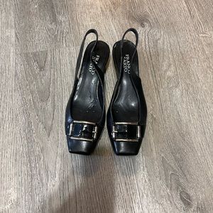 Franco Sarto 1-inch heels.  Color:  Black.  Excellent condition.